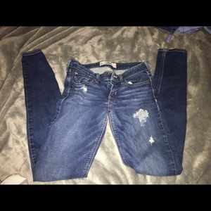 Dark blue skinny jeans